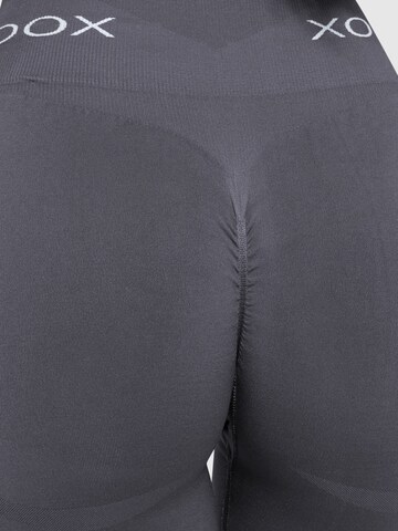 Smilodox Skinny Sports trousers 'Azura' in Grey