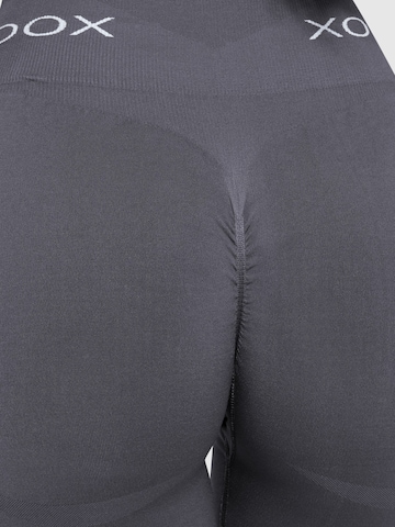 Smilodox Skinny Sporthose 'Azura' in Grau