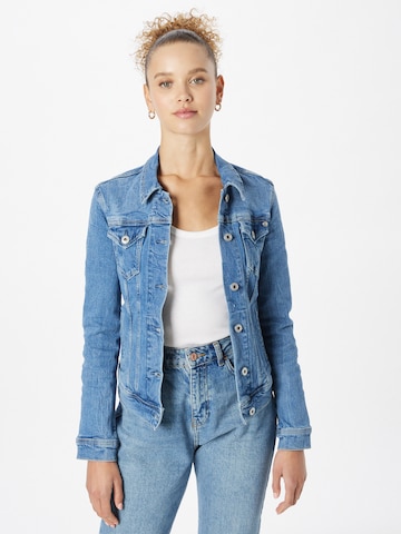 Pepe Jeans سترة غير رسمية 'Thrift' بلون أزرق: الأمام