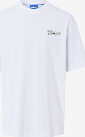 HUGO Shirt 'Nyrotee' in White: front