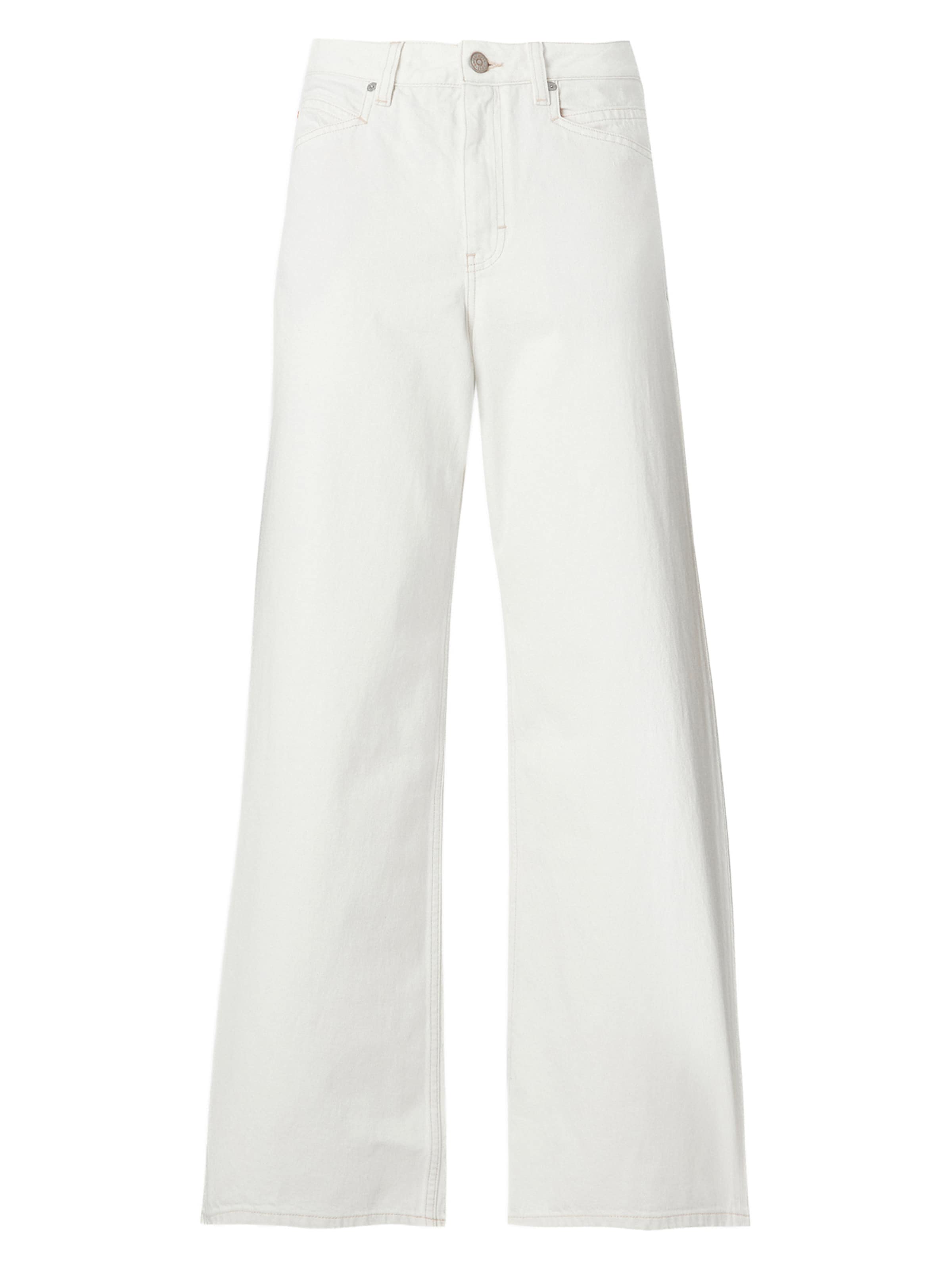 Wide leg Jeans 'C_SLOUCHY 2.0' di BOSS in bianco: frontale