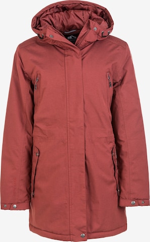 Whistler Parka 'Basta W Long W-PRO 10000' in Rot: front