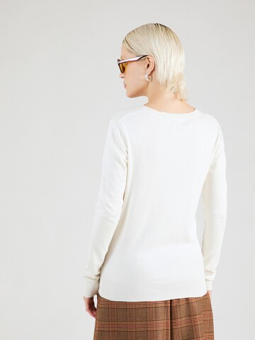 GUESS Пуловер 'HAILEY' в бяло