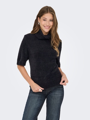 ONLY Sweater 'PIUMO' in Black: front