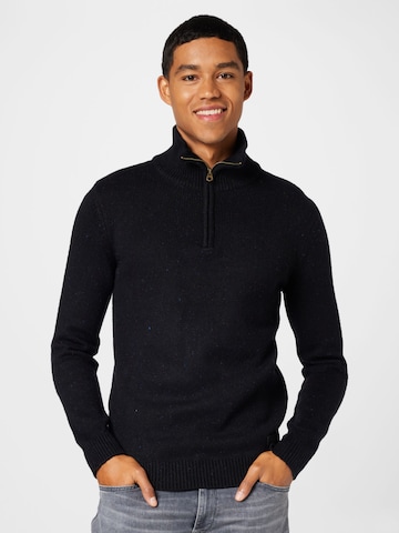 Petrol Industries Sweater in Black: front