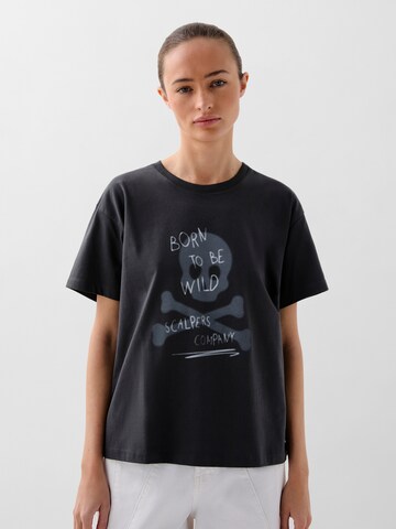 Scalpers Blurry Tee ' ' in Grau