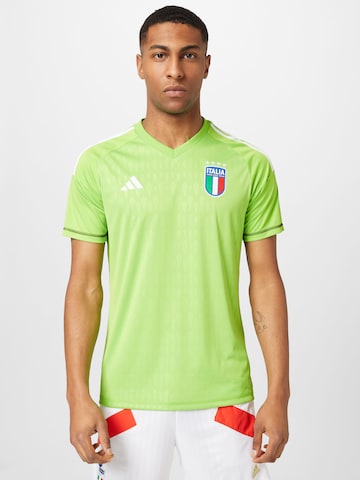 ADIDAS PERFORMANCE Jersey 'Italy 23 Goalkeeper' in Green: front