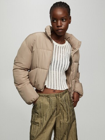 Pull&Bear Jacke in Beige: predná strana