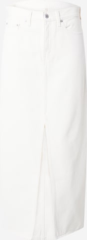 LEVI'S ® Rok 'Ankle Column Skirt' in Wit: voorkant