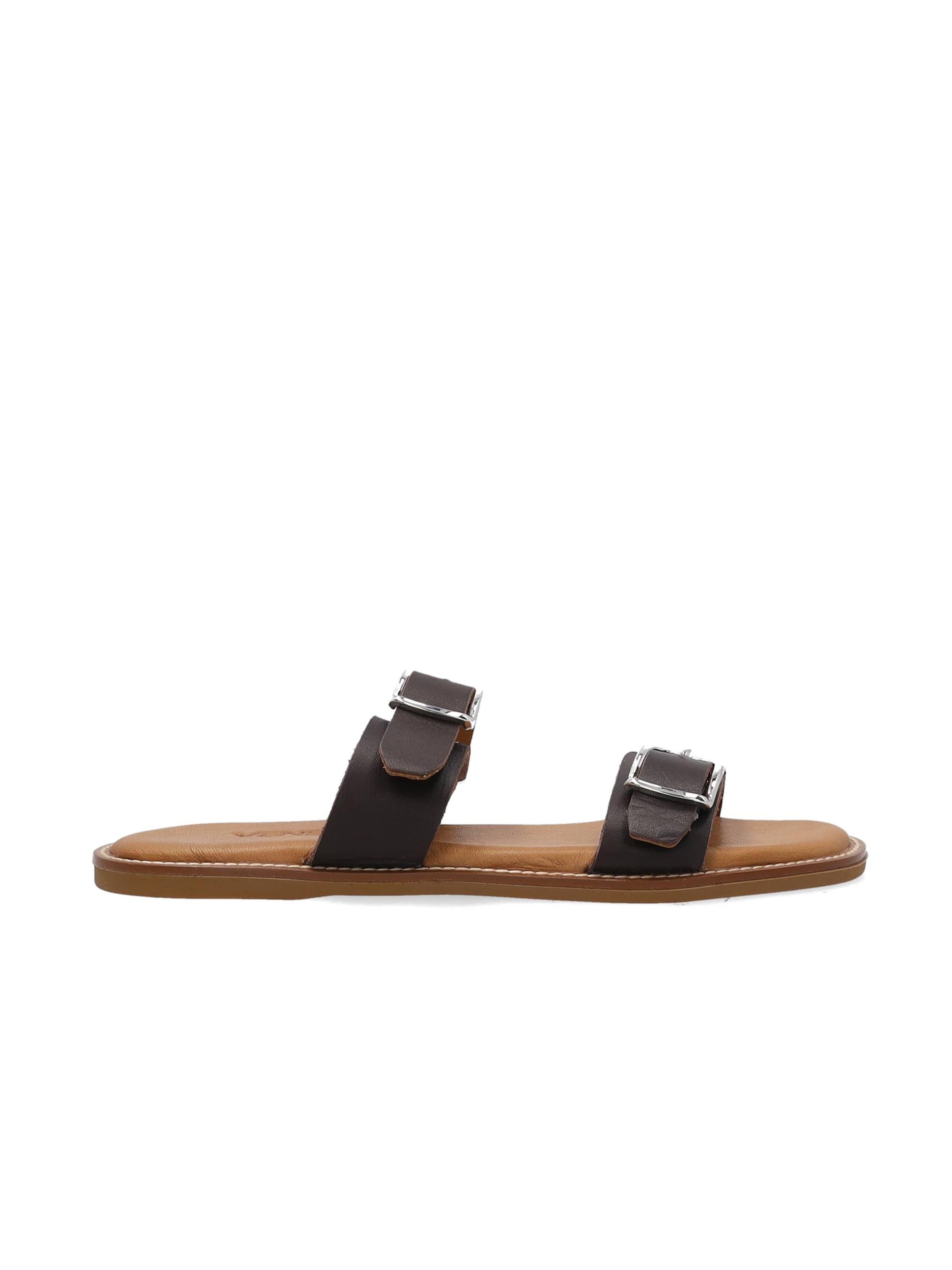 VENEZIA Mules 'Venezia' in Brown: front