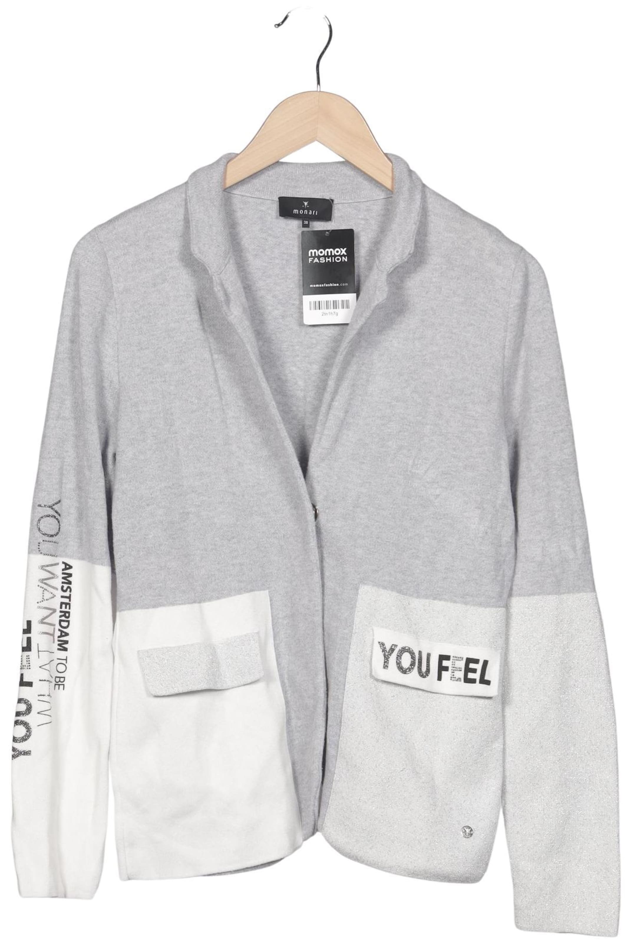 monari Strickjacke M in Mischfarben: Vorderseite