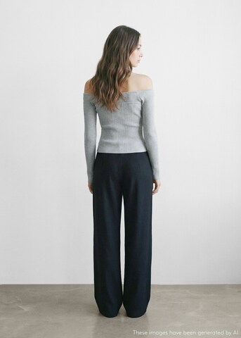 MANGO TEEN Wide leg Pants 'Inka' in Blue