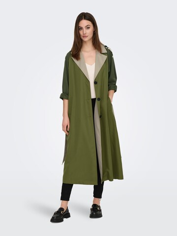 ONLY Between-Seasons Coat in Green