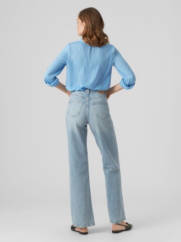 VERO MODA Bluse in Blau