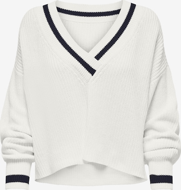 Only Tall Pullover 'Inc Coleen' in White: front