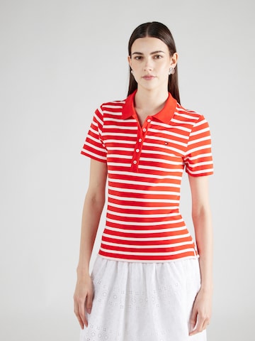 T-shirt '1985' TOMMY HILFIGER en rouge : devant