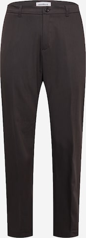 Woodbird Обычный Плиссированные брюки 'Eik' в Серый: спереди