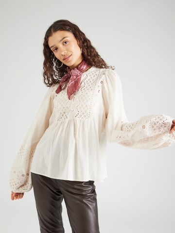 VILA Blus i beige: framsida