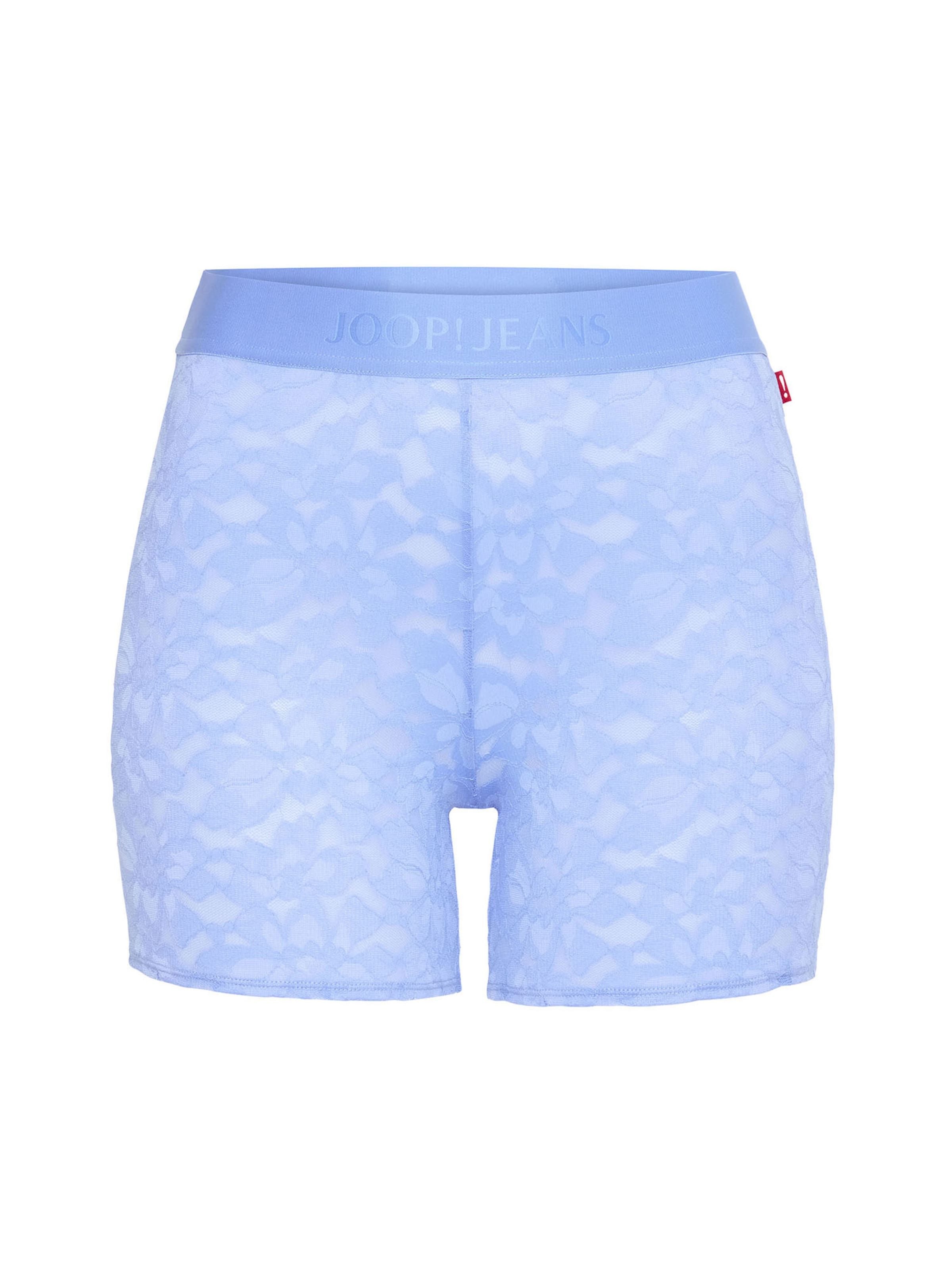 JOOP! Jeans Broekje ' Allover Lace ' in Blauw: voorkant