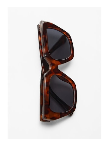 MANGO Okulary przeciwsłoneczne 'MONICA' w kolorze brązowy