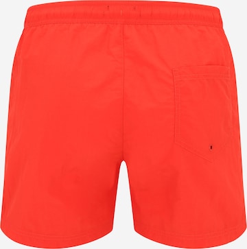 Shorts de bain 'Heritage' Tommy Jeans en rouge