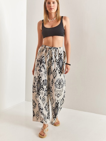 Bianco Lucci Wide Leg Bukser i sort