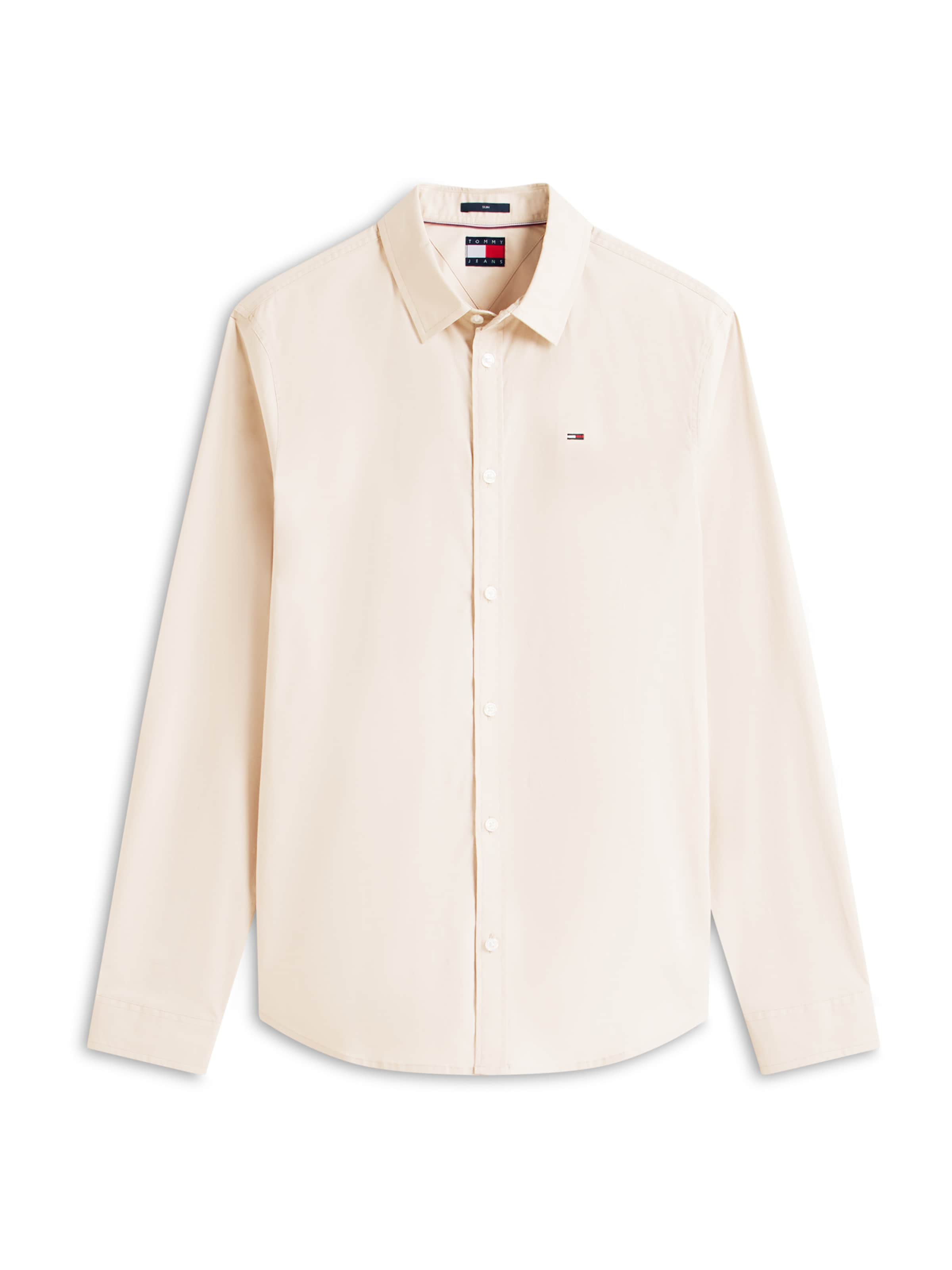 Tommy Jeans Πουκάμισο σε μπεζ: μπροστά