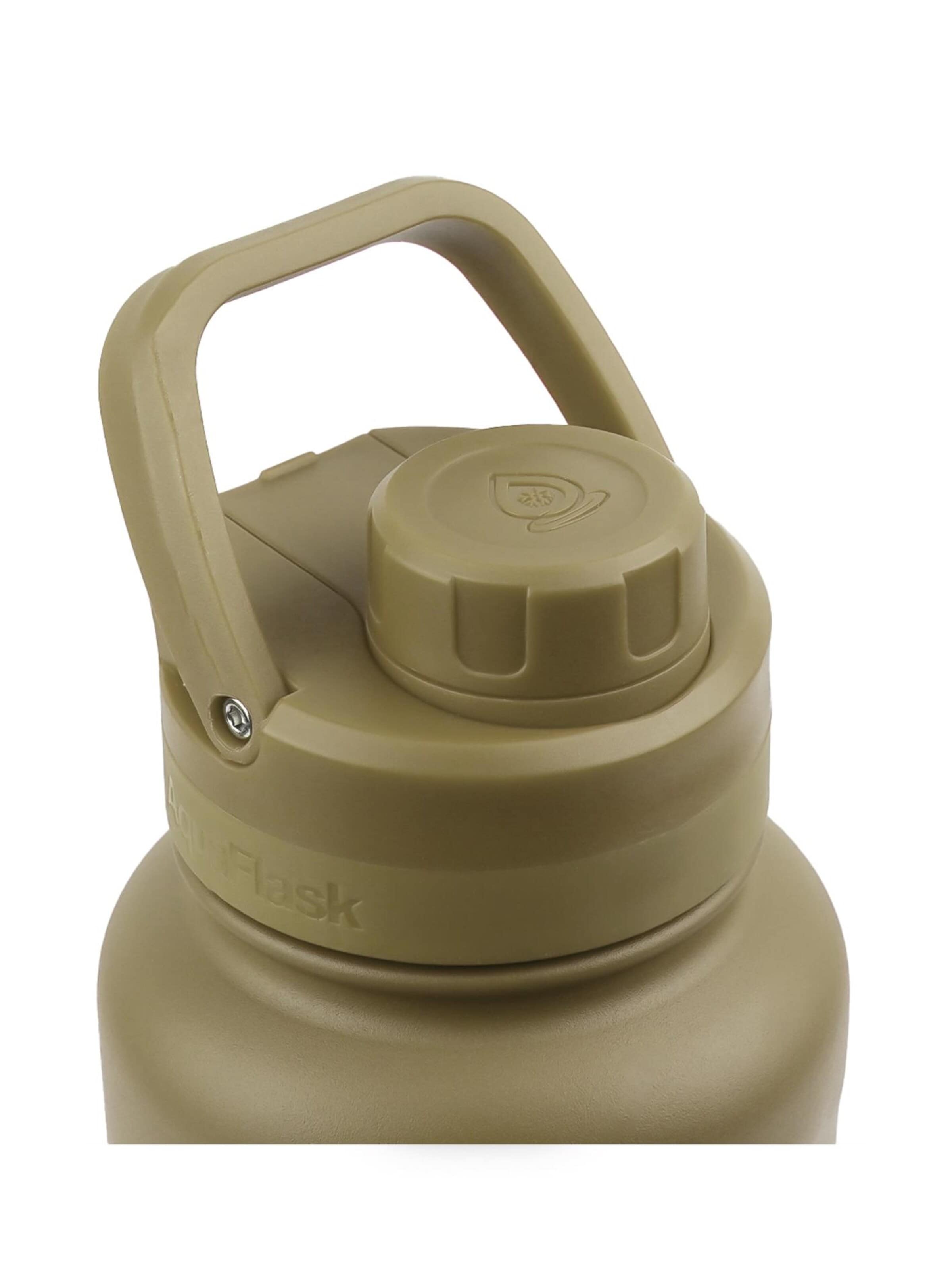 AquaFlask Láhev na vodu 'AquaFlask Termoláhev REGULAR+ 1,18l' – béžová