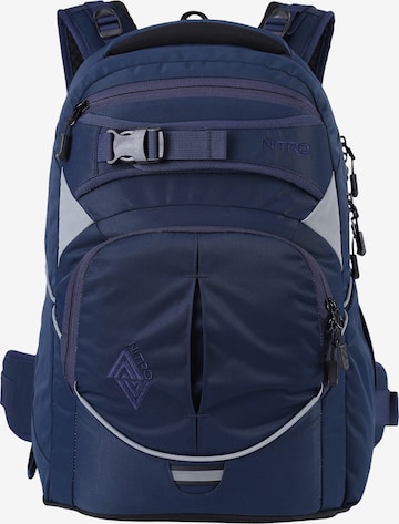 NitroBags Backpack 'Superhero' in Blue: front