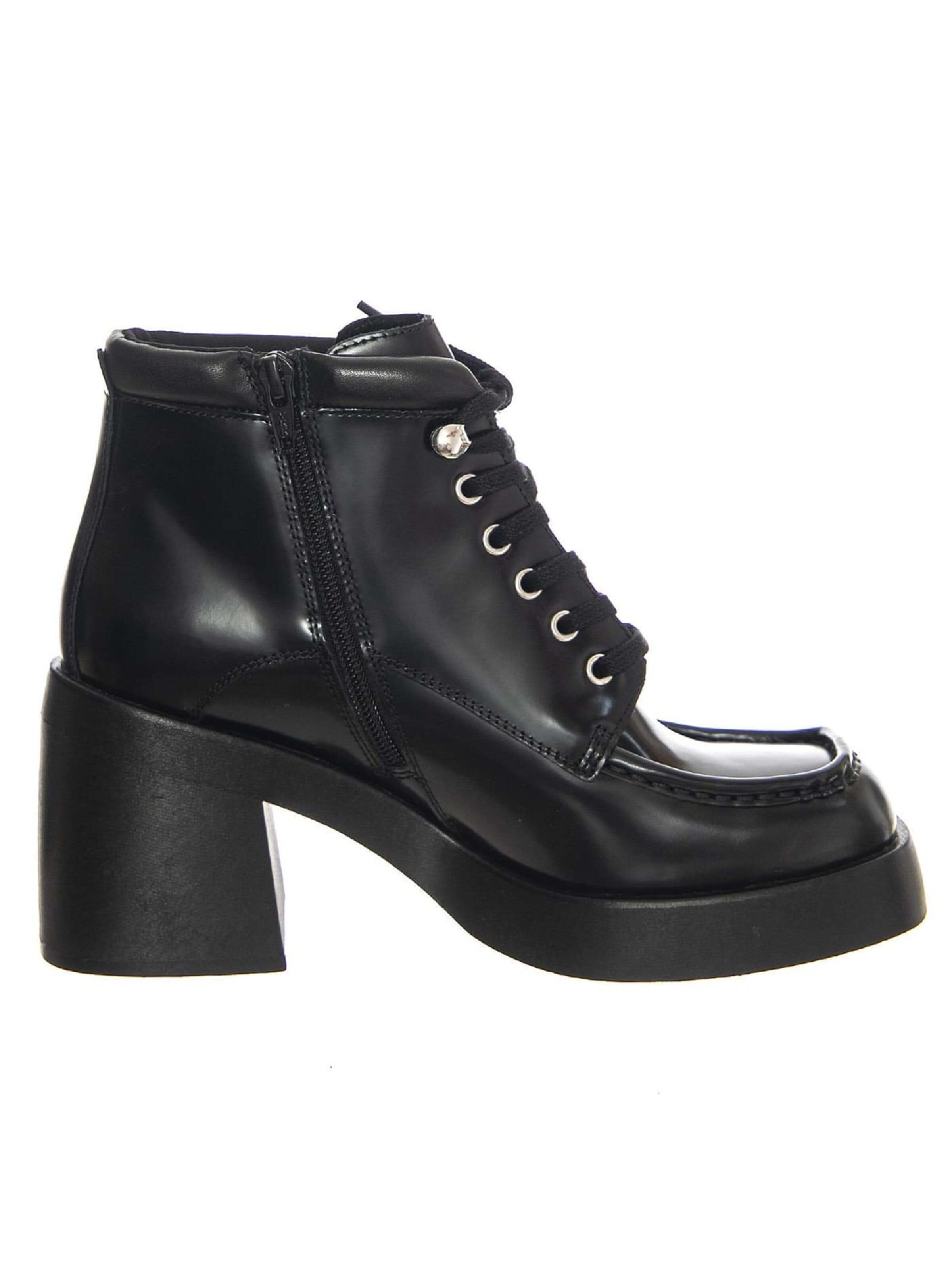 Vagabond Botki sznurowane 'Brooke Black' w kolorze czarny