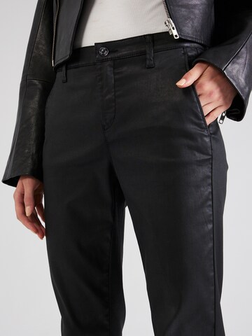MAC Regular Hose 'Turn Up' in Schwarz