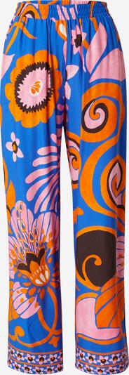 Smith&Soul Pantalon en bleu / orange / rose / noir, Vue avec produit