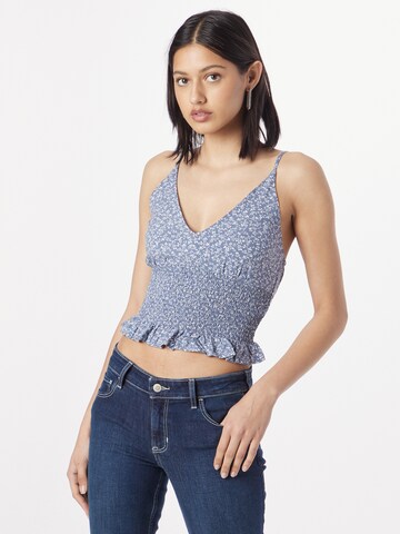 HOLLISTER Blouse 'EMEA' in Blauw: voorkant