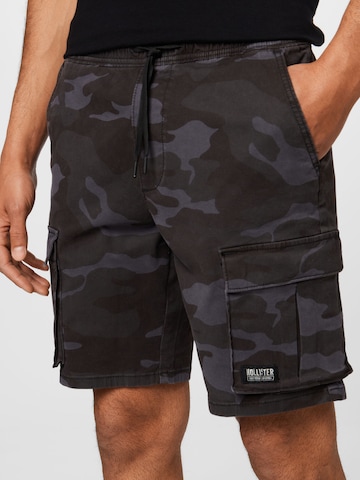 HOLLISTER - regular Pantalón cargo en negro