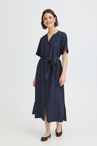 Fransa Dress in Blue: front