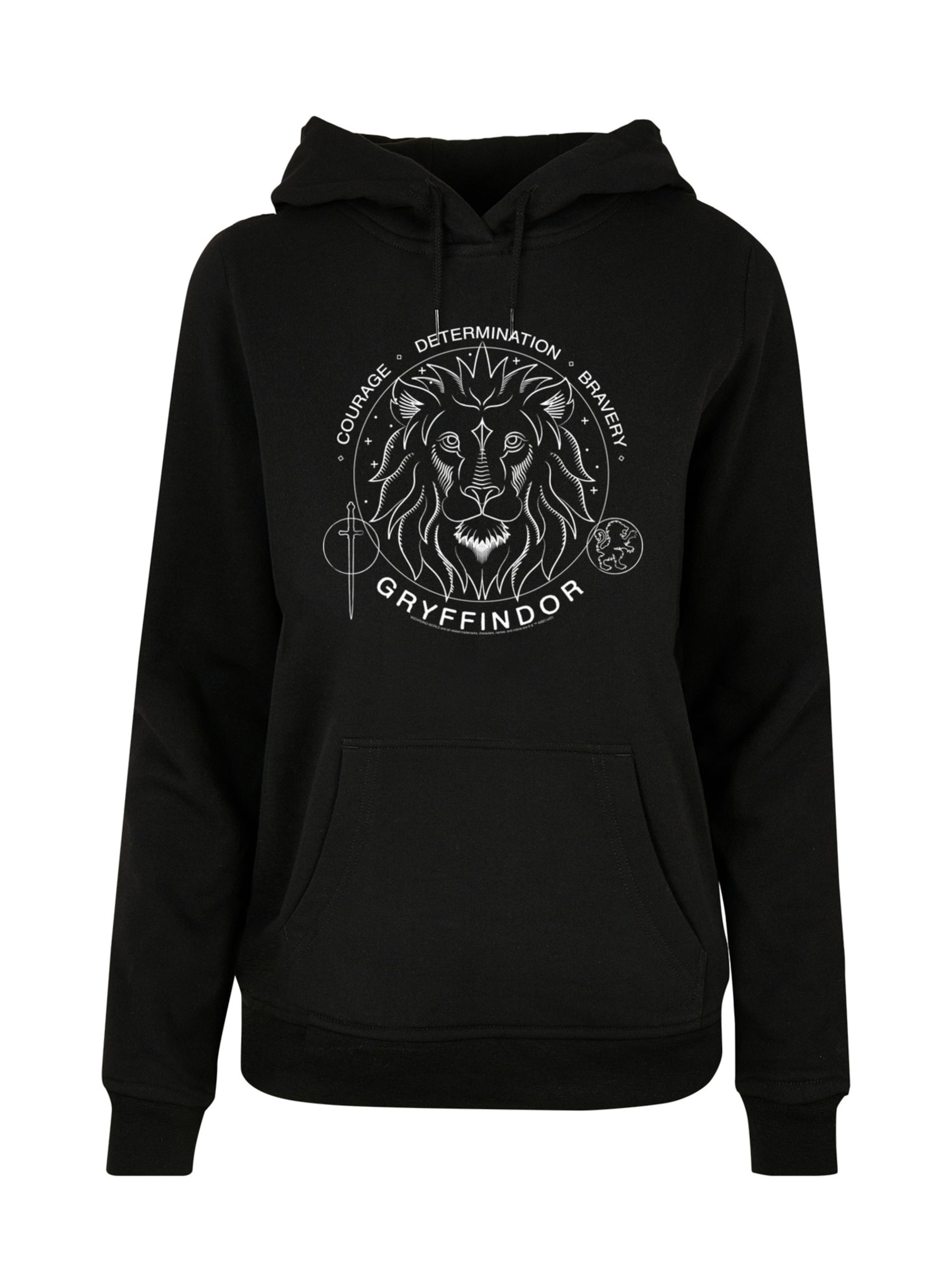 Sweat-shirt 'Harry Potter Gryffindor Seal' F4NT4STIC en noir : devant