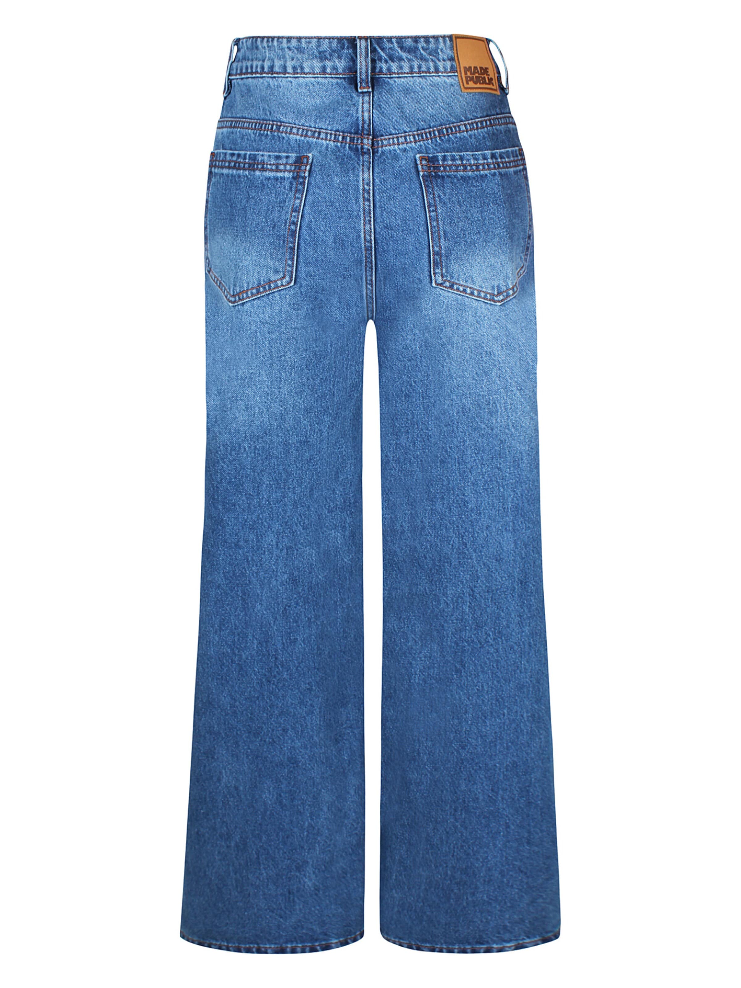 Made Public Wide leg Jeans 'Nova 003' in Blue