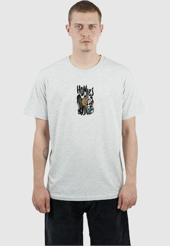 T-Shirt HOMEBOY en gris : devant