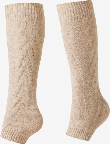 CALZEDONIA Socks in Beige: front