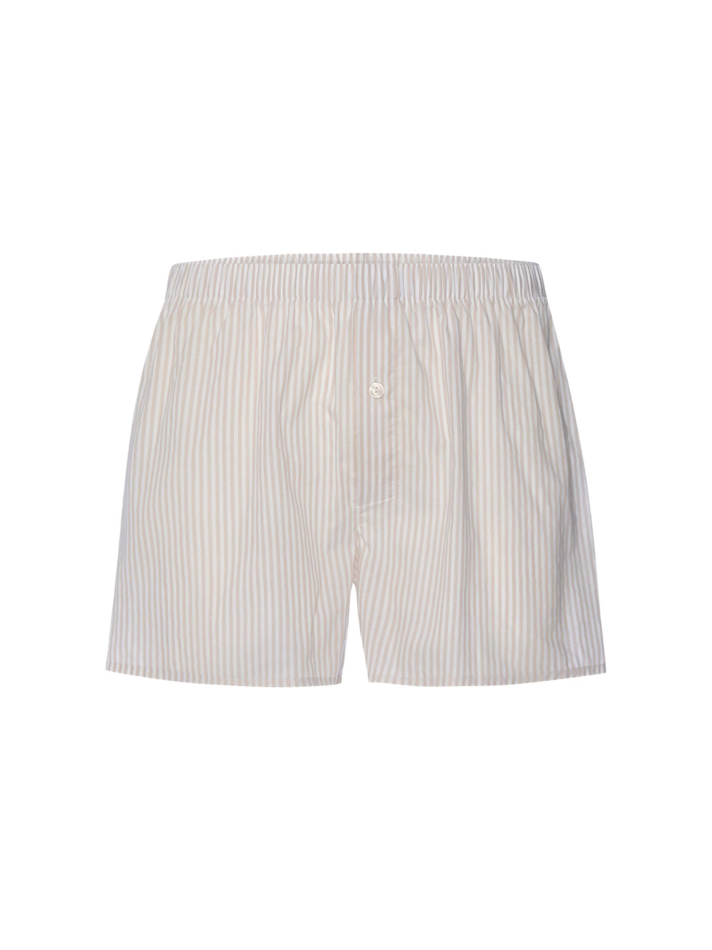 Hanro Boxer shorts ' Fancy Woven ' in Beige: front