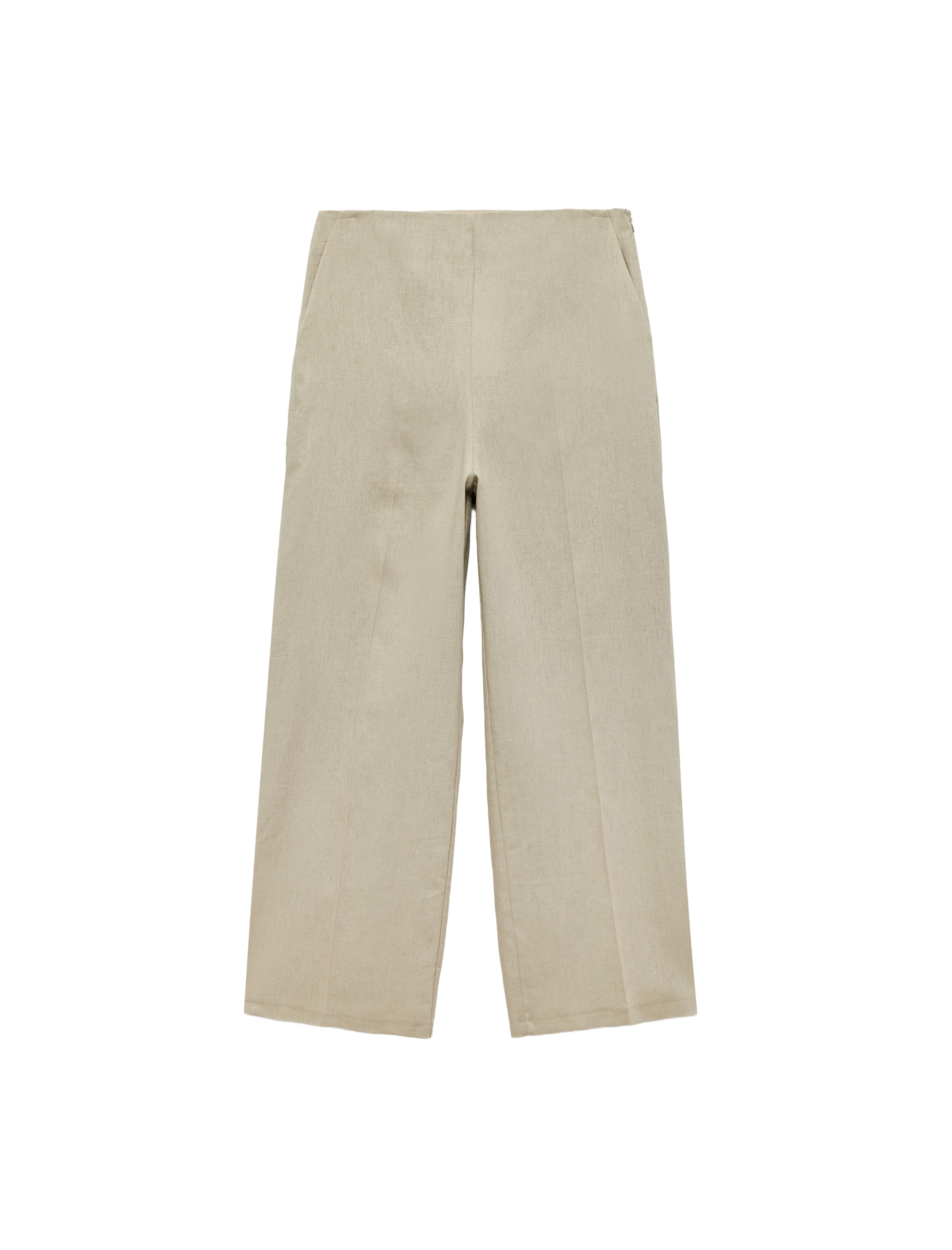 Koton Loose fit Trousers with creases in Grey: front