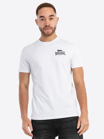T-Shirt LONSDALE en noir : devant