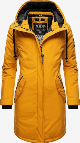 NAVAHOO Zimný kabát - Žltá