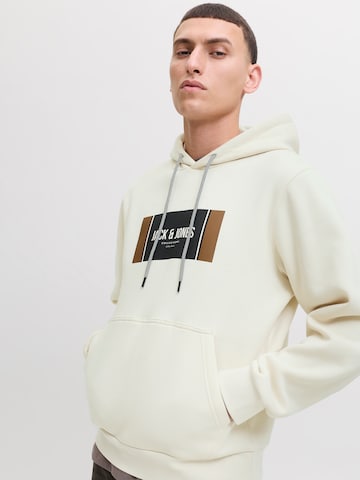 JACK & JONES - Sweatshirt 'JJHAYATO' em branco