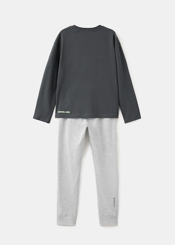 MANGO KIDS Комплект пижама 'MINESUR' в сиво