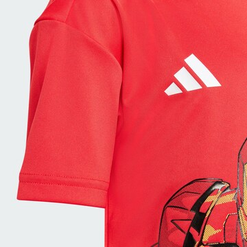 ADIDAS SPORTSWEAR Tracksuit 'Marvel Iron-Man' in Red