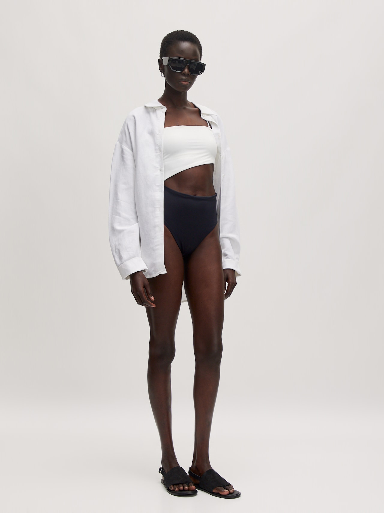 EDITED Produkte Badeanzug 'Miranda' schwarz