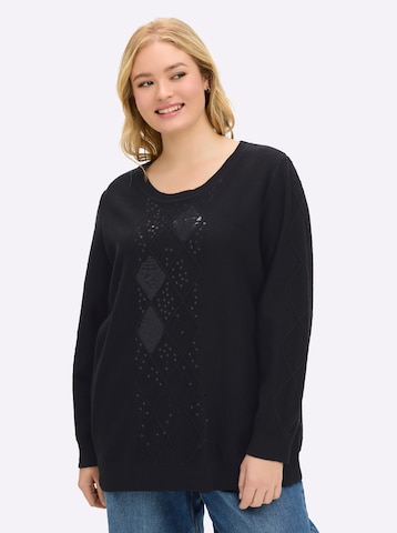 SHEEGO Tröja i svart: framsida