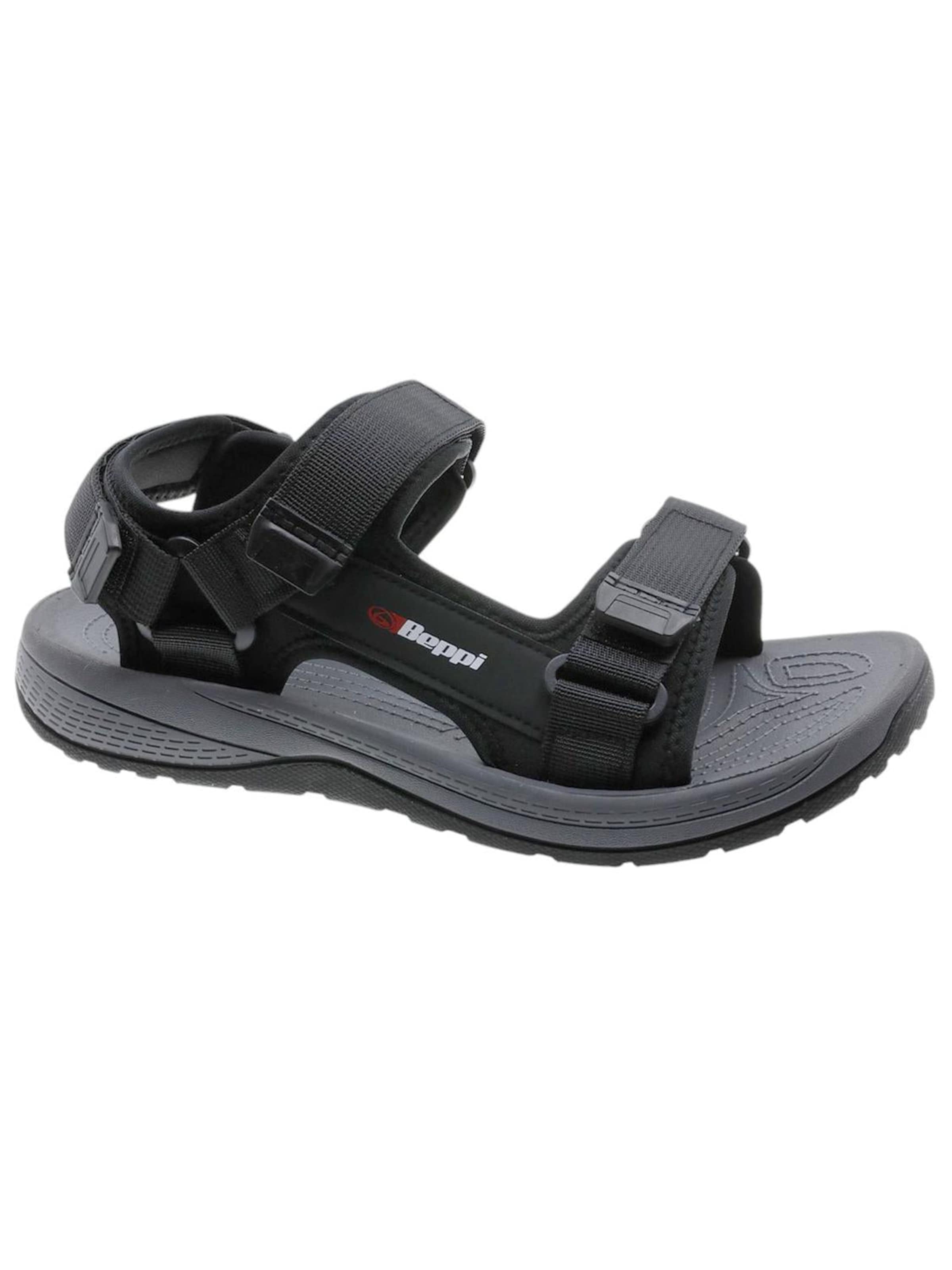 Chaussures ouvertes 'Sandal' Beppi en noir : devant