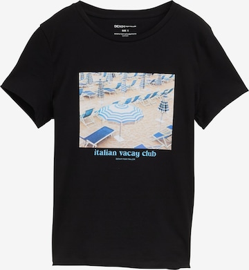 TOM TAILOR DENIM Shirt in Black: front